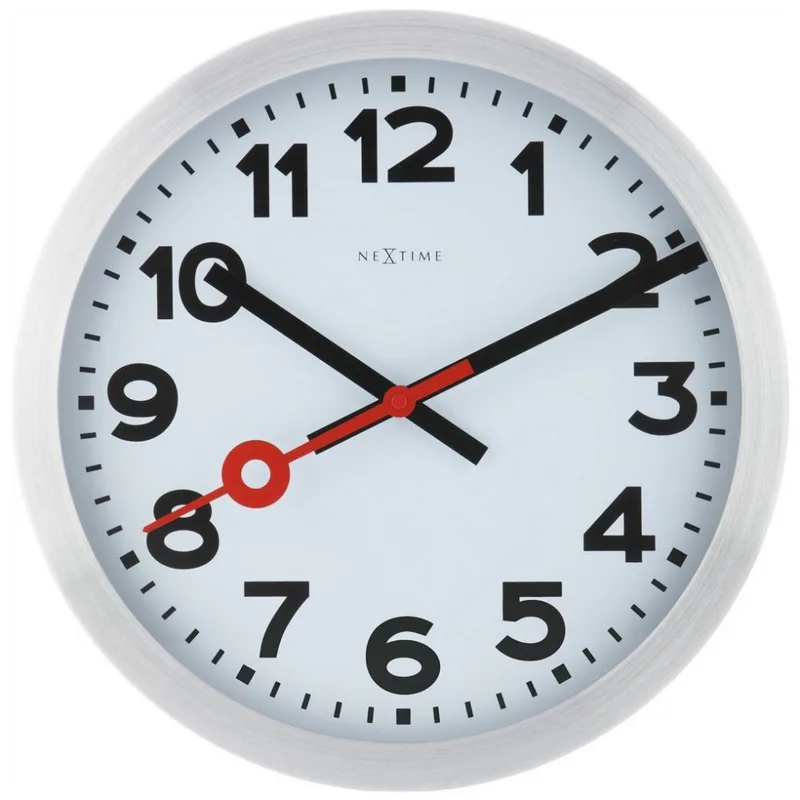 Väggklocka NeXtime Station 35 cm Siffror