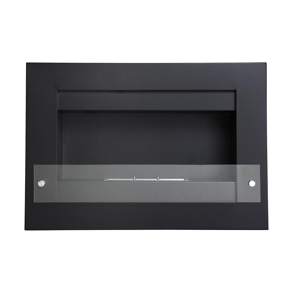 Braskamin Arkiio Vitalis Etanolkamin Vägghängd 78 cm Svart/Stål Bioetanol