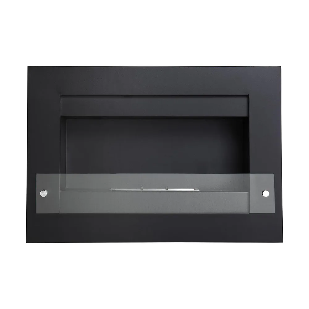 Braskamin Arkiio Vitalis Etanolkamin Vägghängd 78 cm Svart/Stål Bioetanol