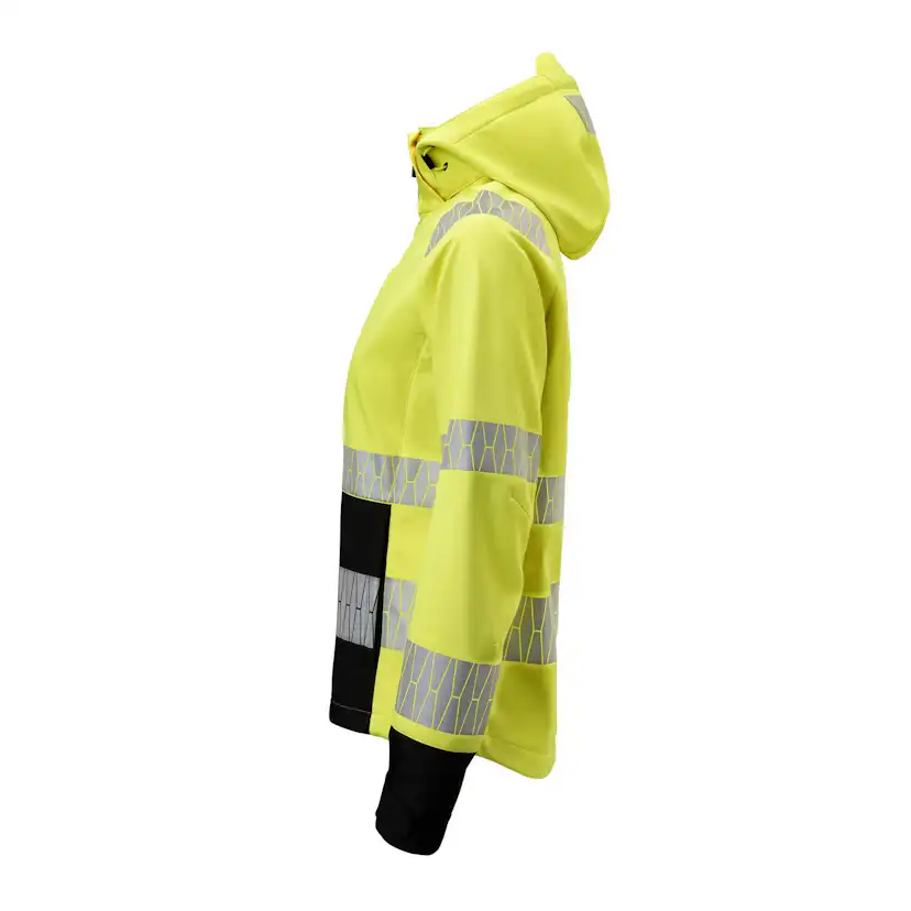 Softshelljacka Jobman Varsel Lady Gul/Svart