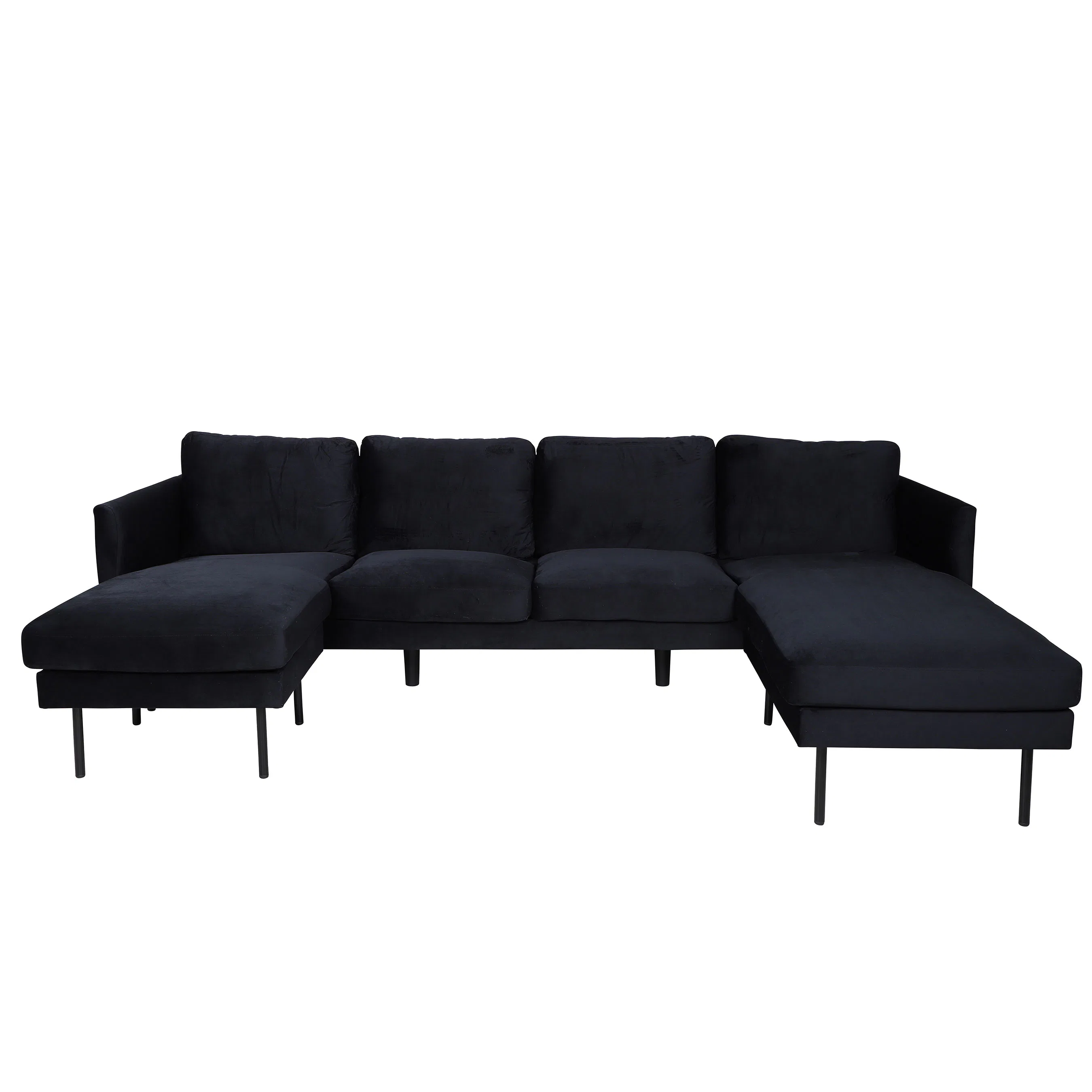 U-soffa Venture Home Zoom Sammet
