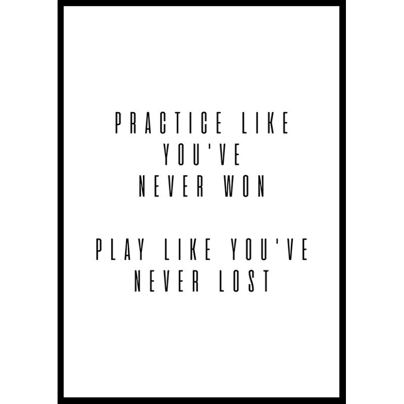 Poster Gallerix Practice And Play