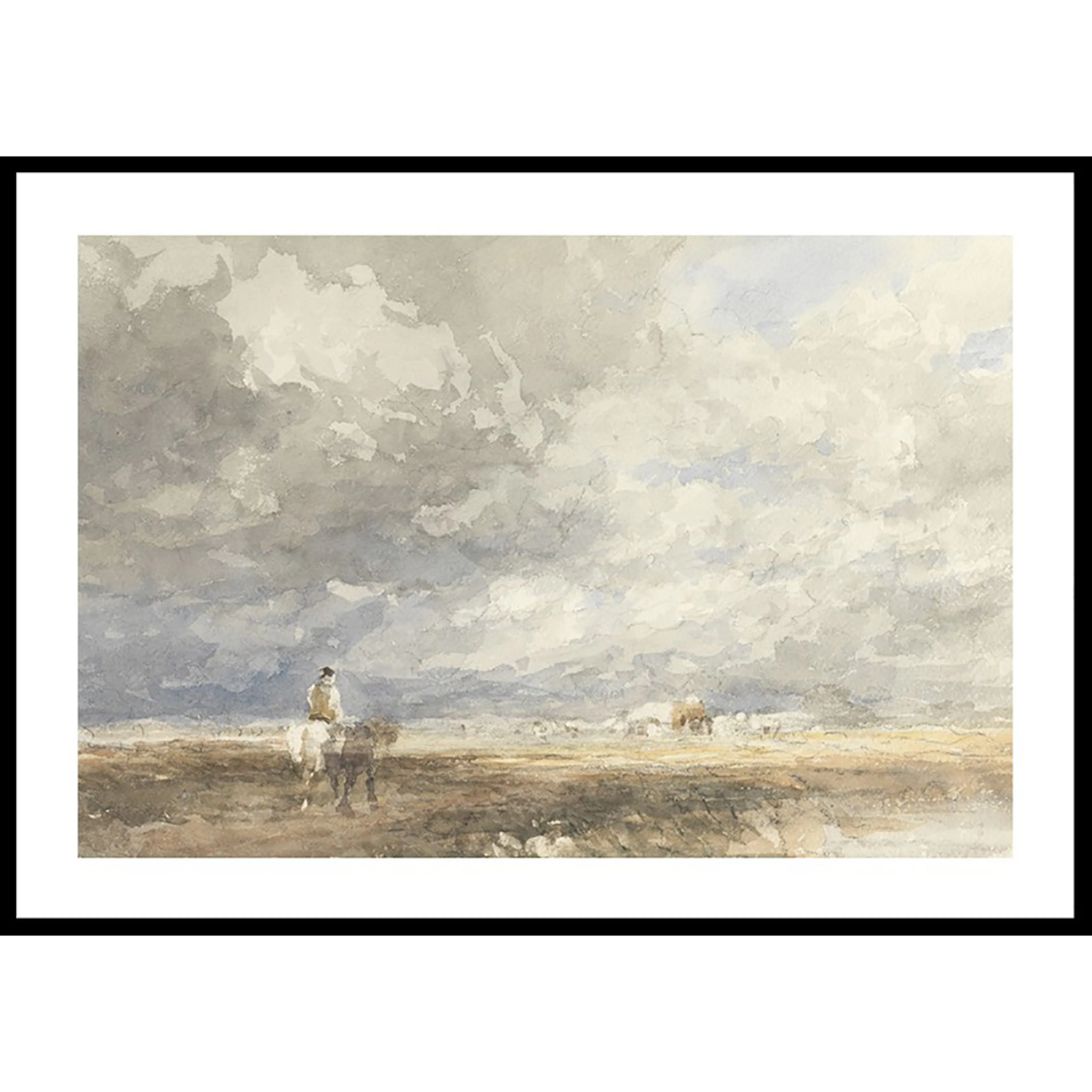Poster Gallerix Going To The Hayfield By David Cox