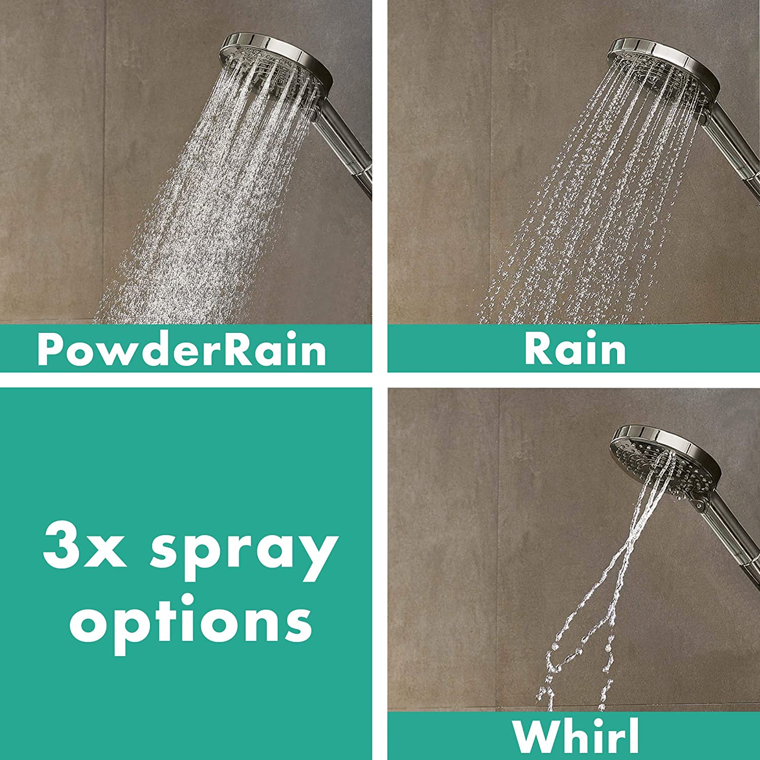 Takduschset Hansgrohe Raindance E 300 ShowerSelect Square 1jet