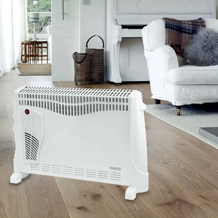 Konvektorelement Termo STEEL 2000 W med Turbofläkt