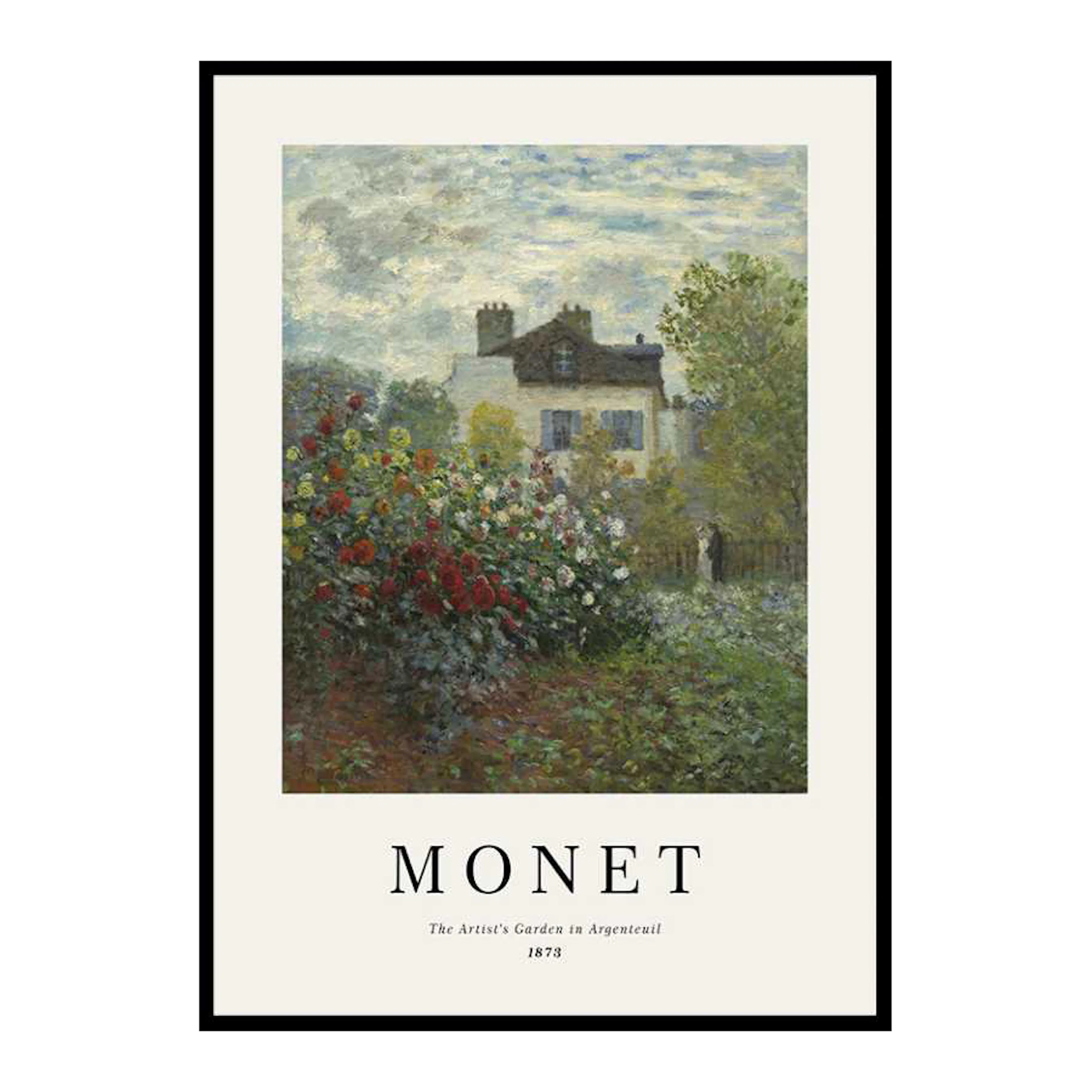 Monet Garden In Argenteuil 50x70 cm