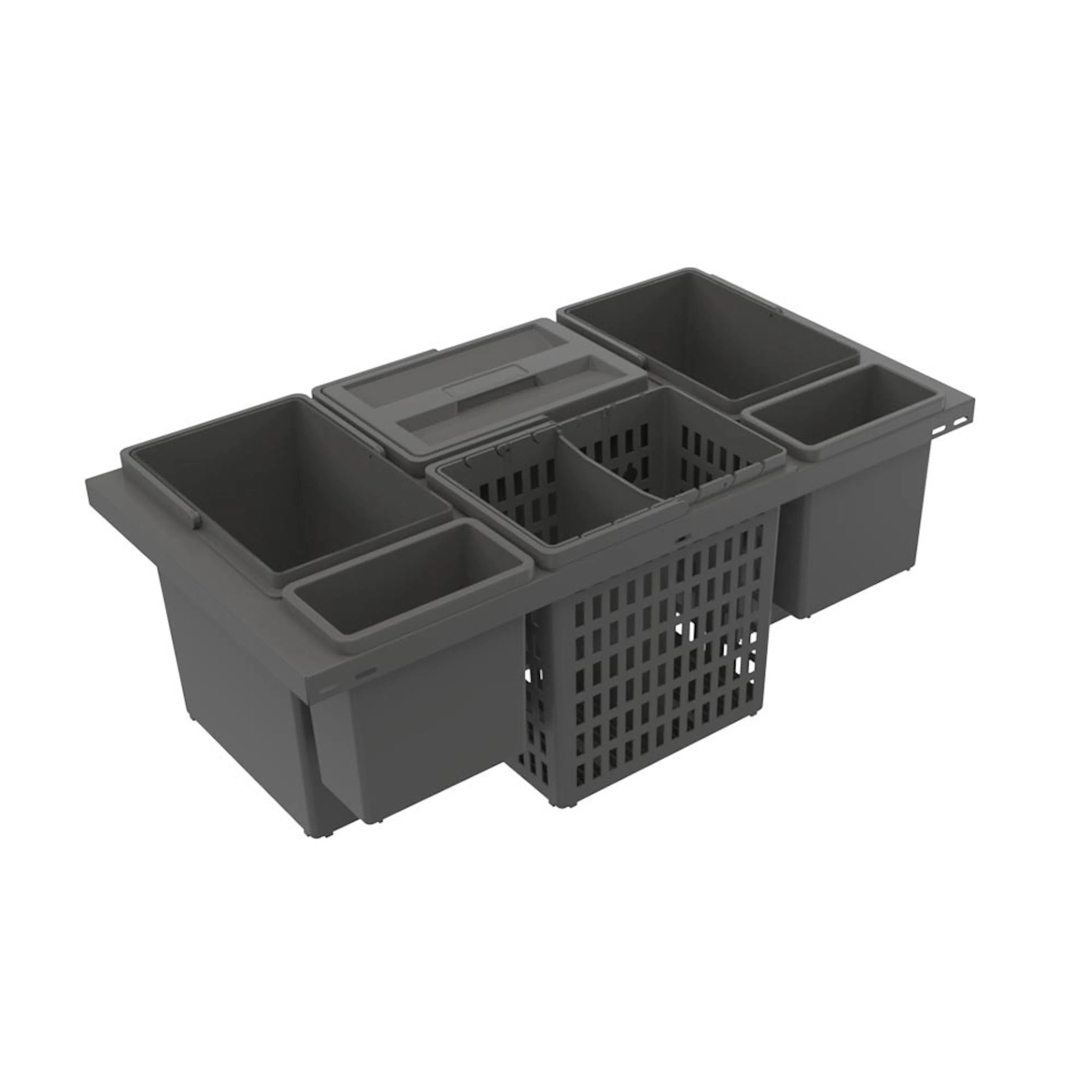 Källsorteringskärhållare Beslag Design Cube Basic Hero 800