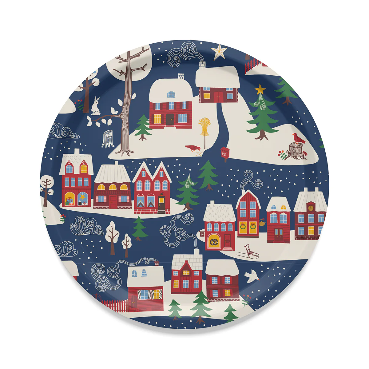 Bricka Arvidssons Textil Vintertid Rund