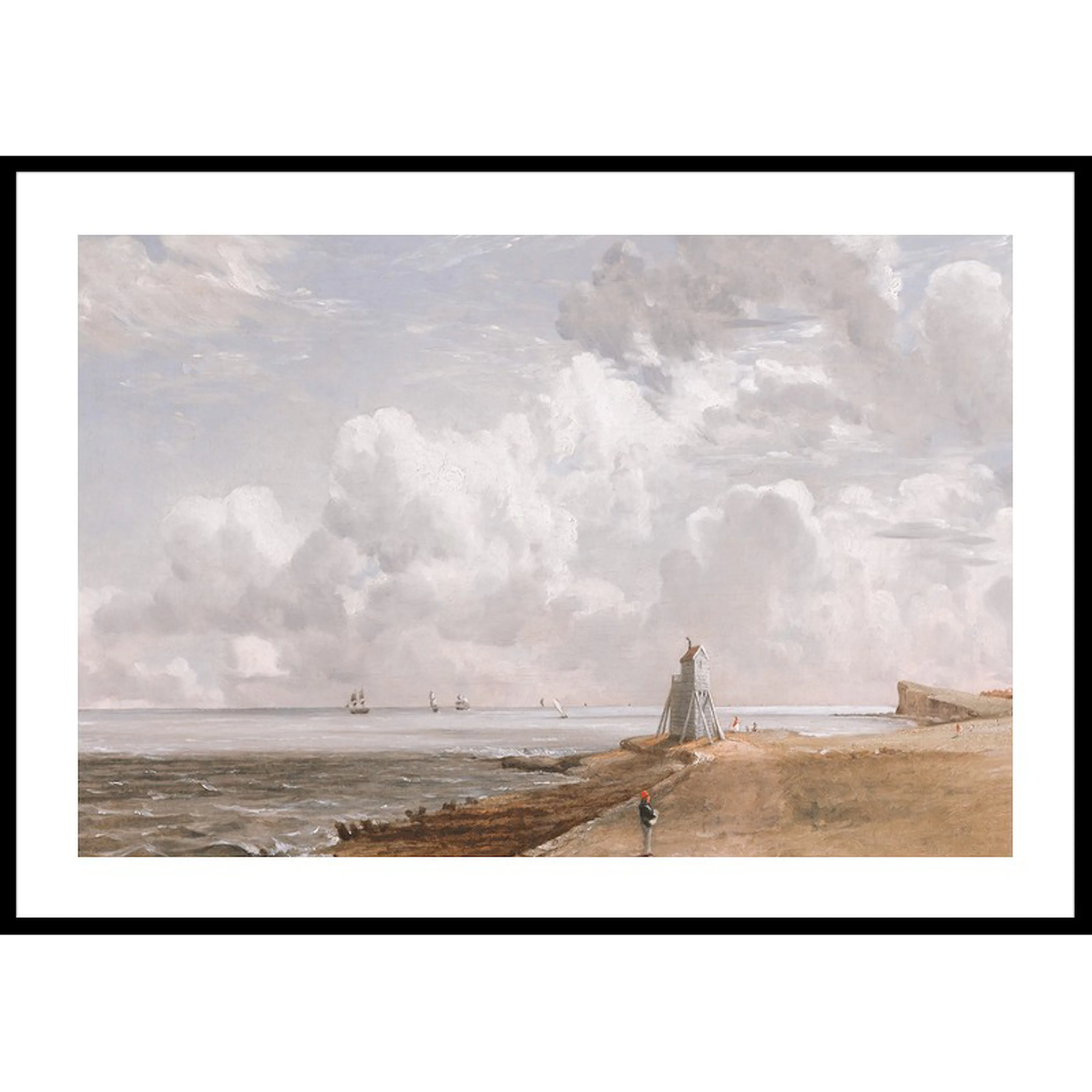 Poster Gallerix Harwich The Low Lighthouse And Beacon Hill By John Constable