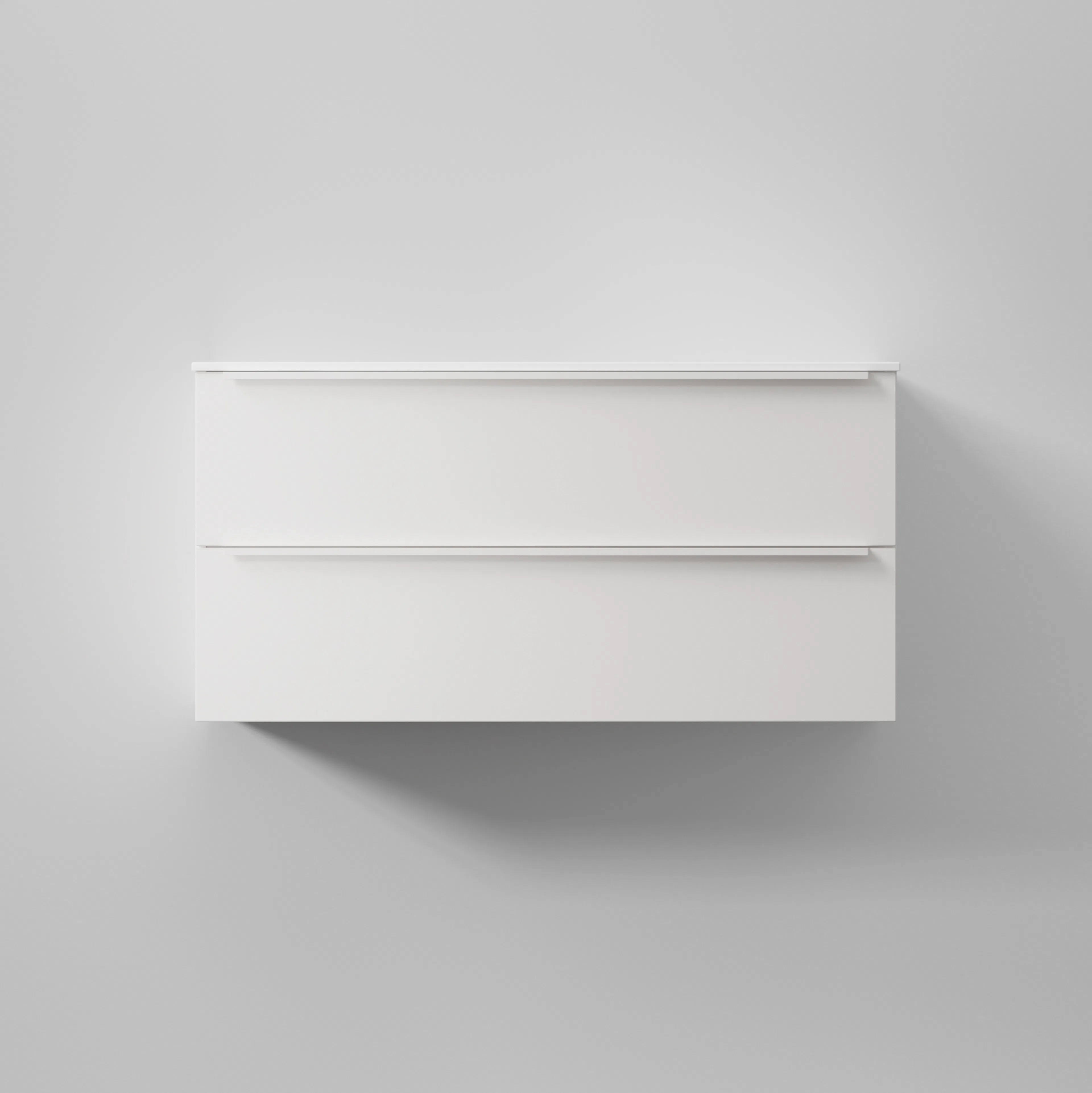 Kommod Core Avant 100 Pure White, 2 Lådor Pure White, 1000x454x500 mm