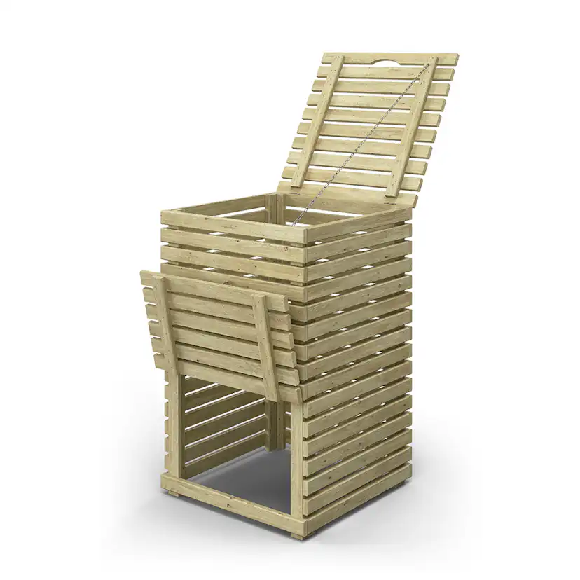 Kompost Horizont 60x60x95 impr gran FSC Natur