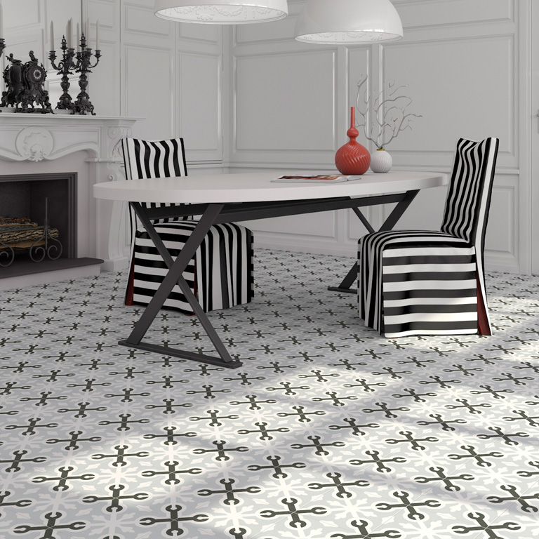 Klinker Tenfors Llagostera Gris 20x20 cm