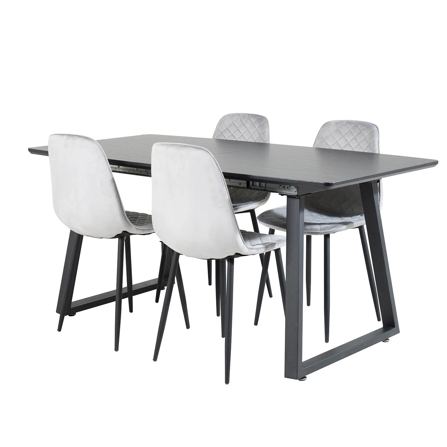 Matgrupp Venture Home Ina med 4 Phoi Stolar Sammet