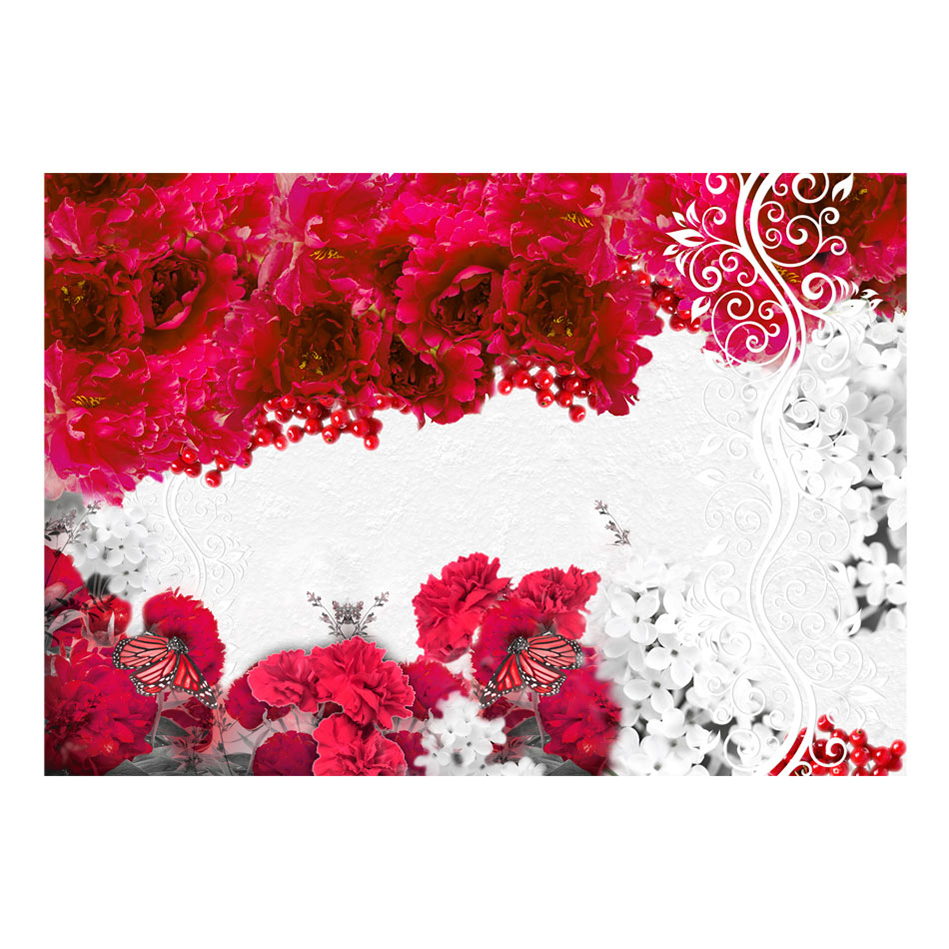 Colors of spring: red 100x70 Storlek: 100x70 cm