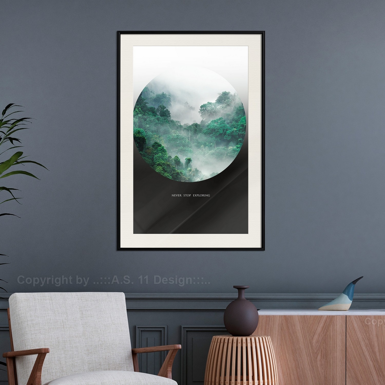 Poster Artgeist Affisch Never Stop Exploring