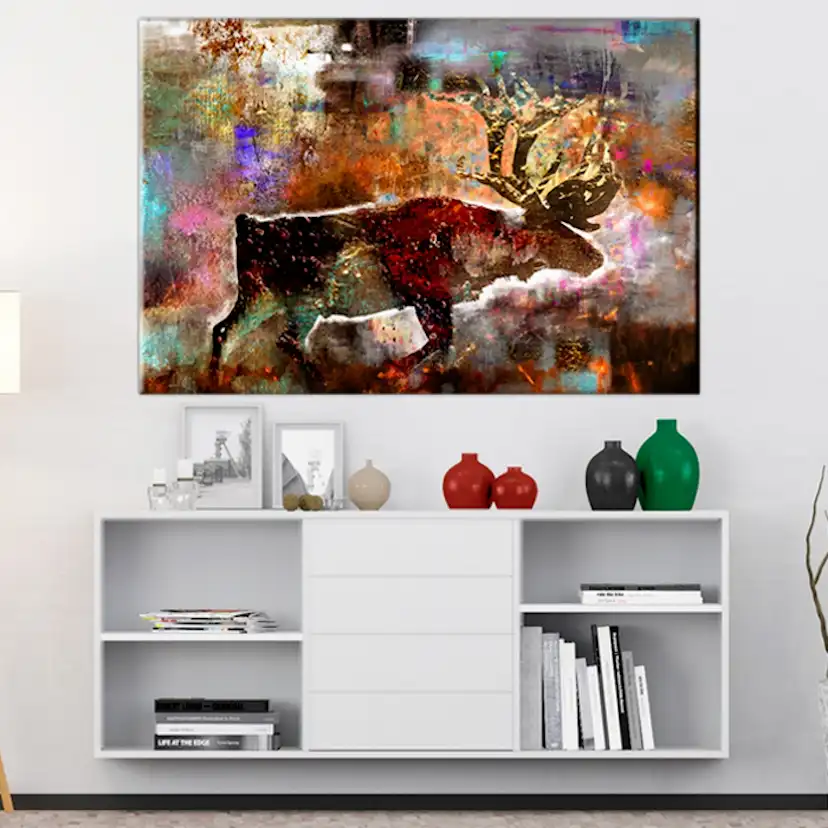 Tavla Arkiio Colourful Caribou