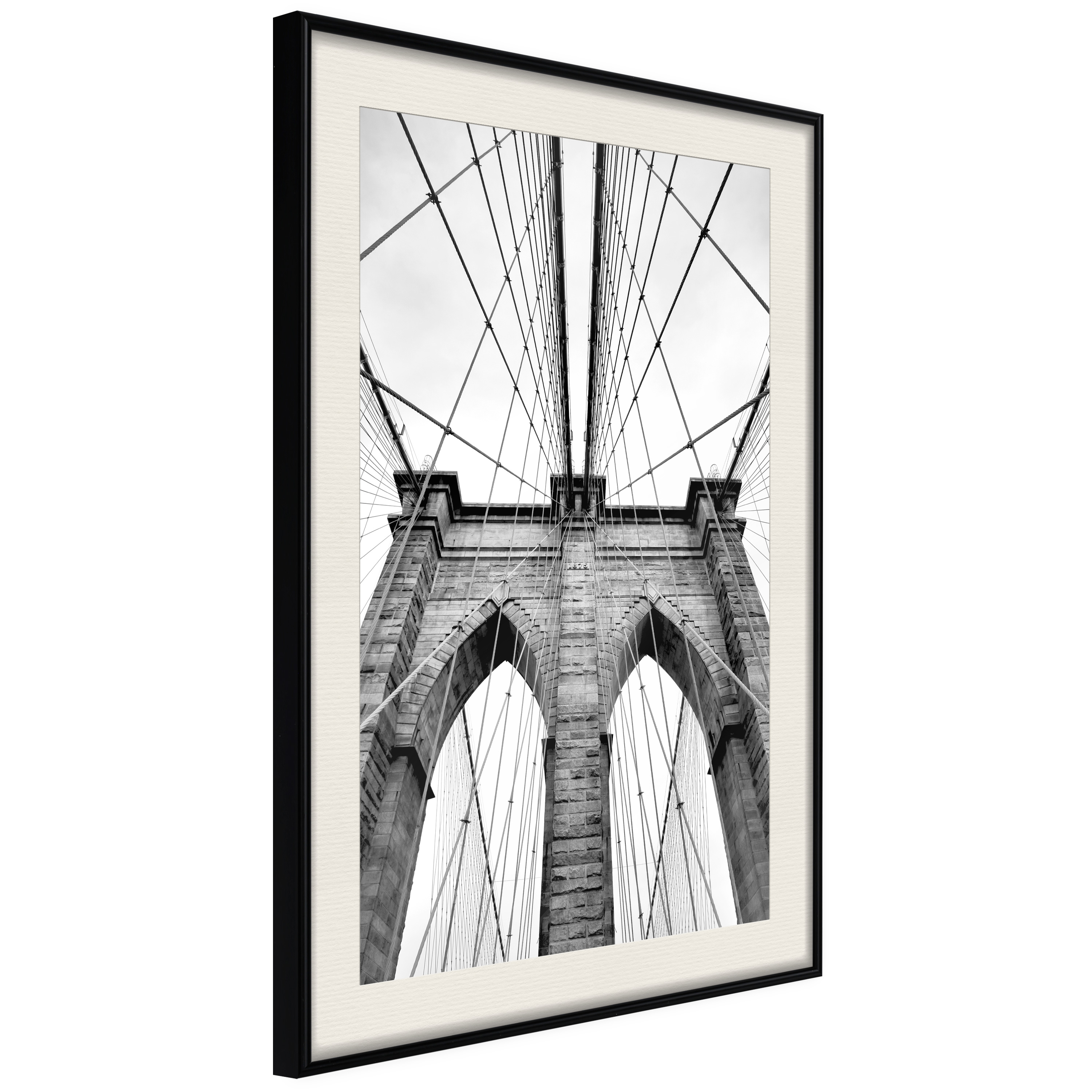 Affisch - Architectural Details [Poster] 40x60 Svart ram med passepartout, 40x60 cm