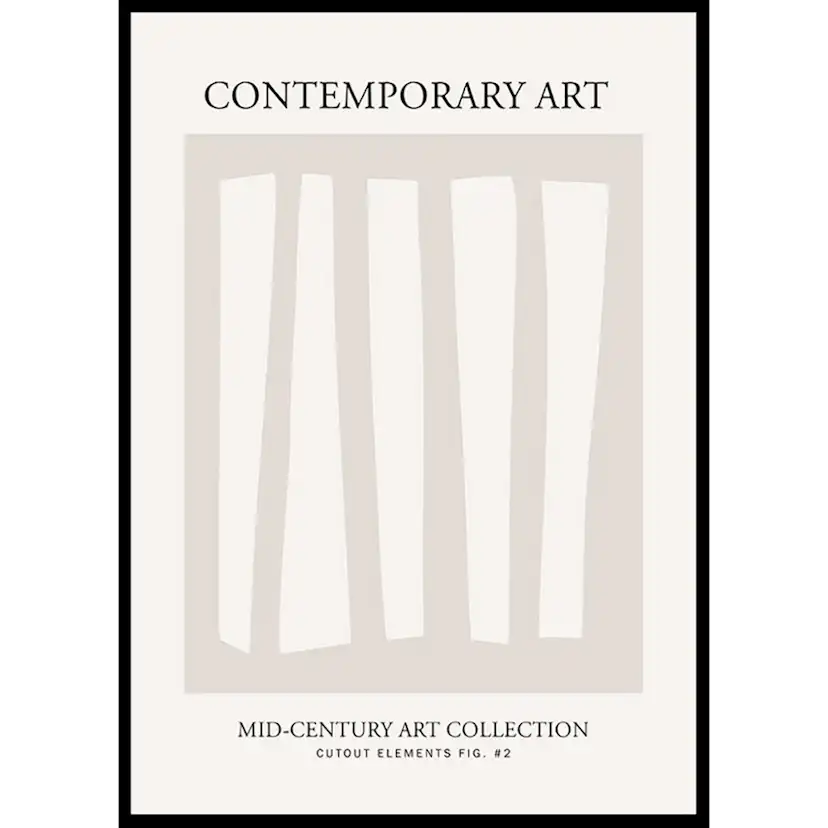 Poster Gallerix Contemporary Art No2