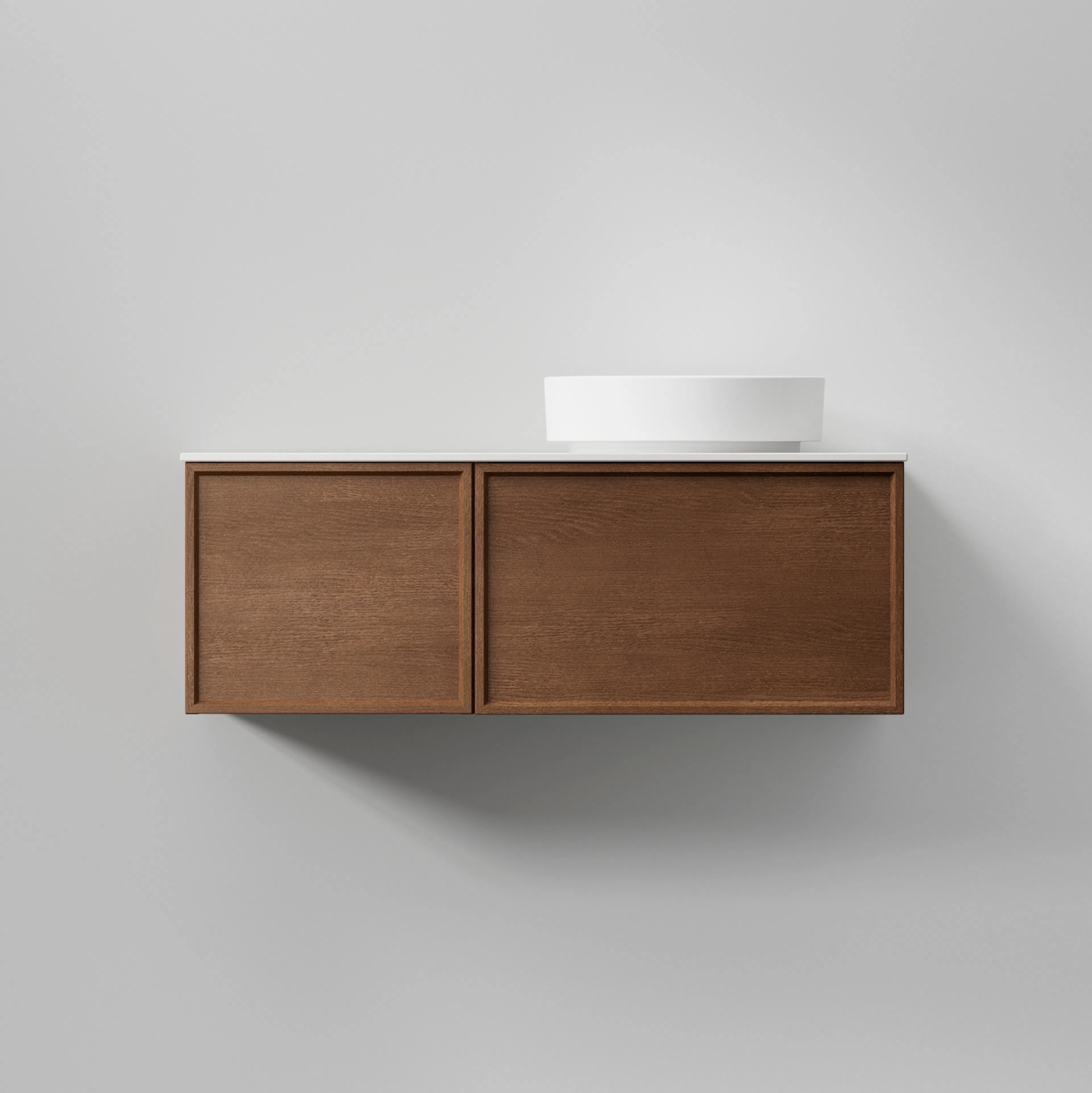 AIR Wood 100 A,Dark Oak,Helfront 2 lådor(H),Lucka(V),996 Dark Oak, Helfront med 2 lådor (H), Lucka (V)