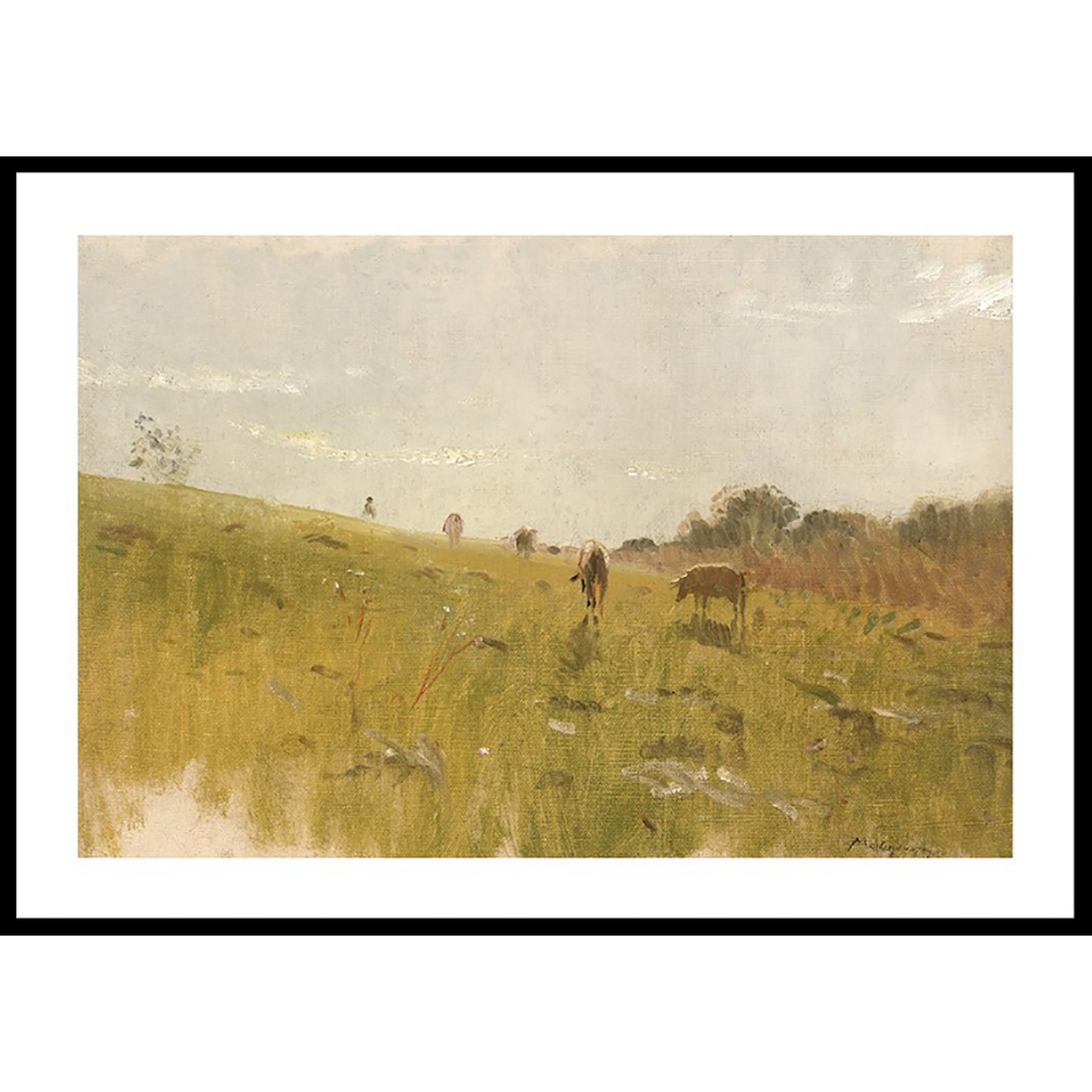 Poster Gallerix To The Pasture By Ladislav Mednyánszky
