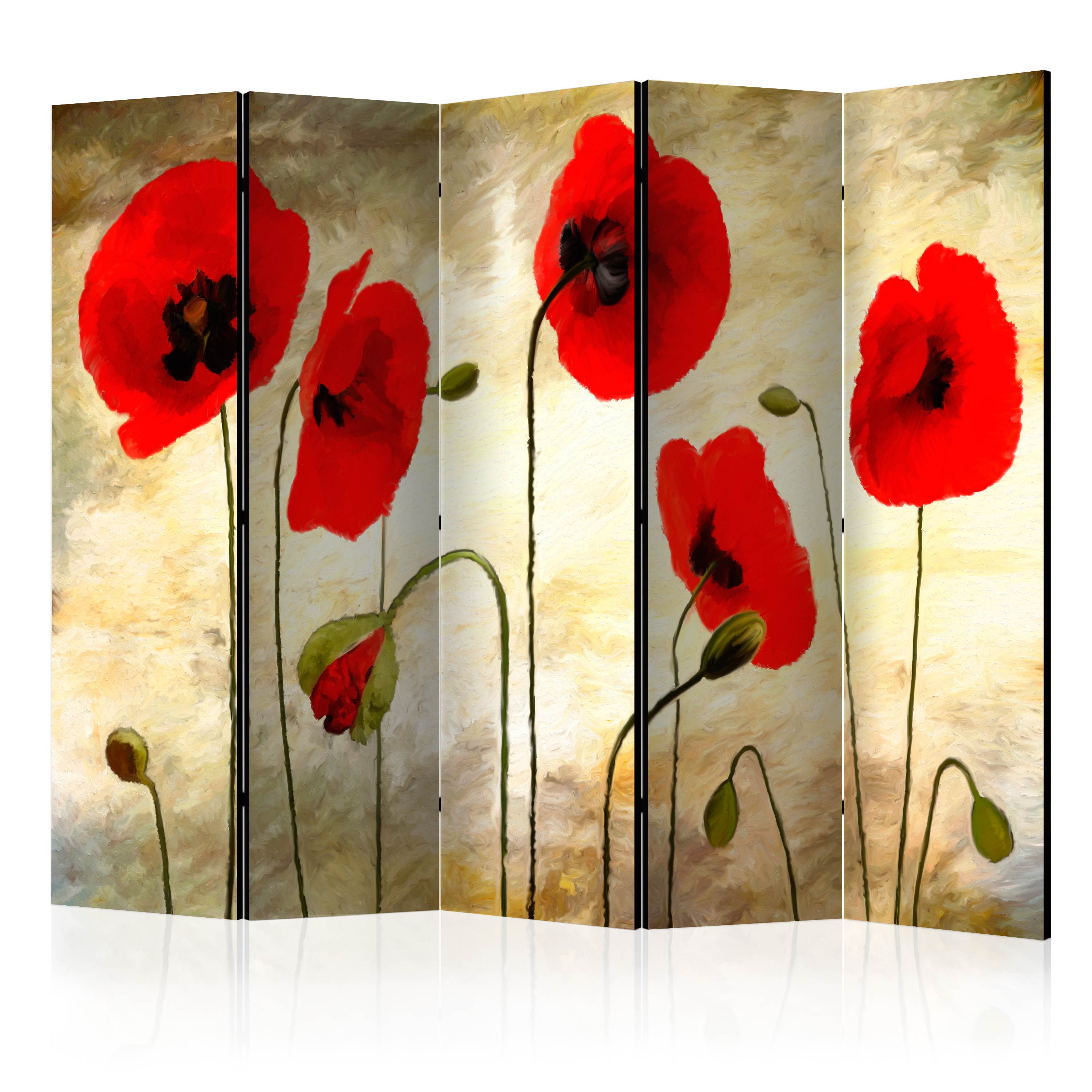 Rumsavdelare Arkiio Golden Field of Poppies II 225x172 cm