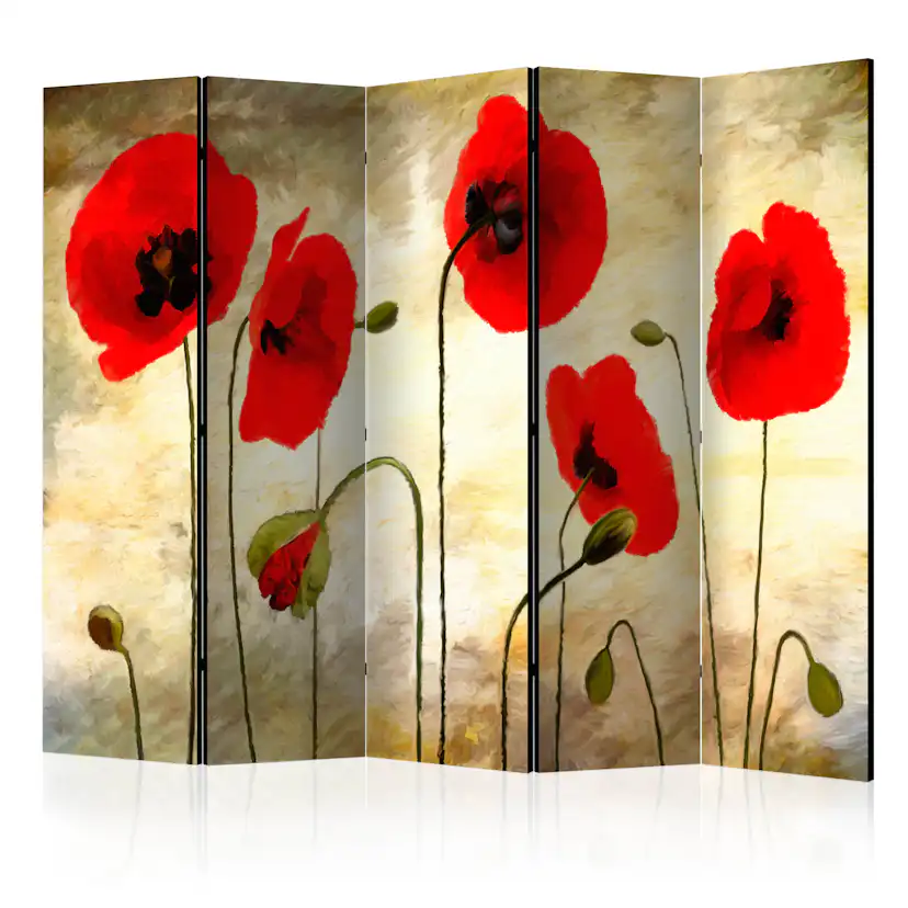 Rumsavdelare Arkiio Golden Field of Poppies II 225x172 cm