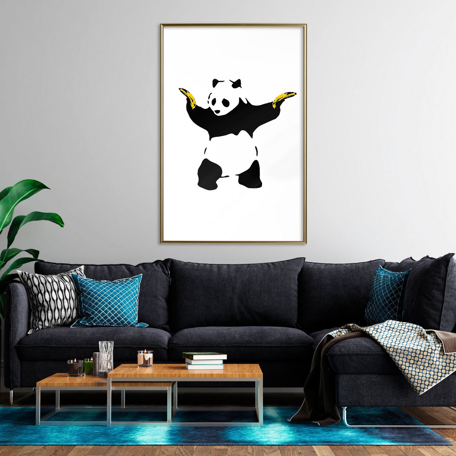 Poster Artgeist Affisch Panda with Guns