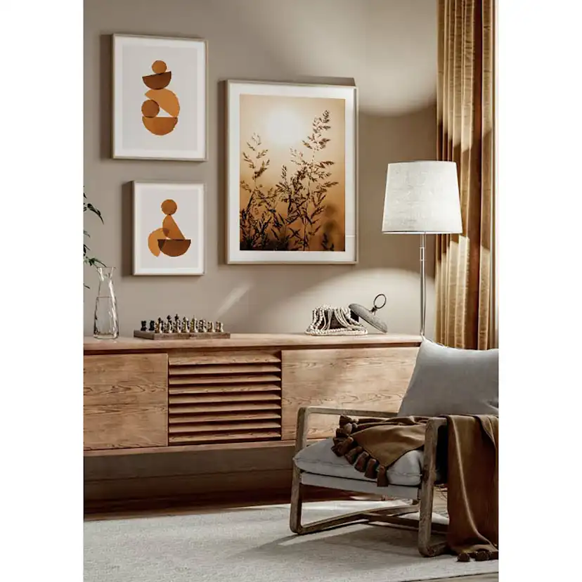 Poster Gallerix Sunset Dry Grass