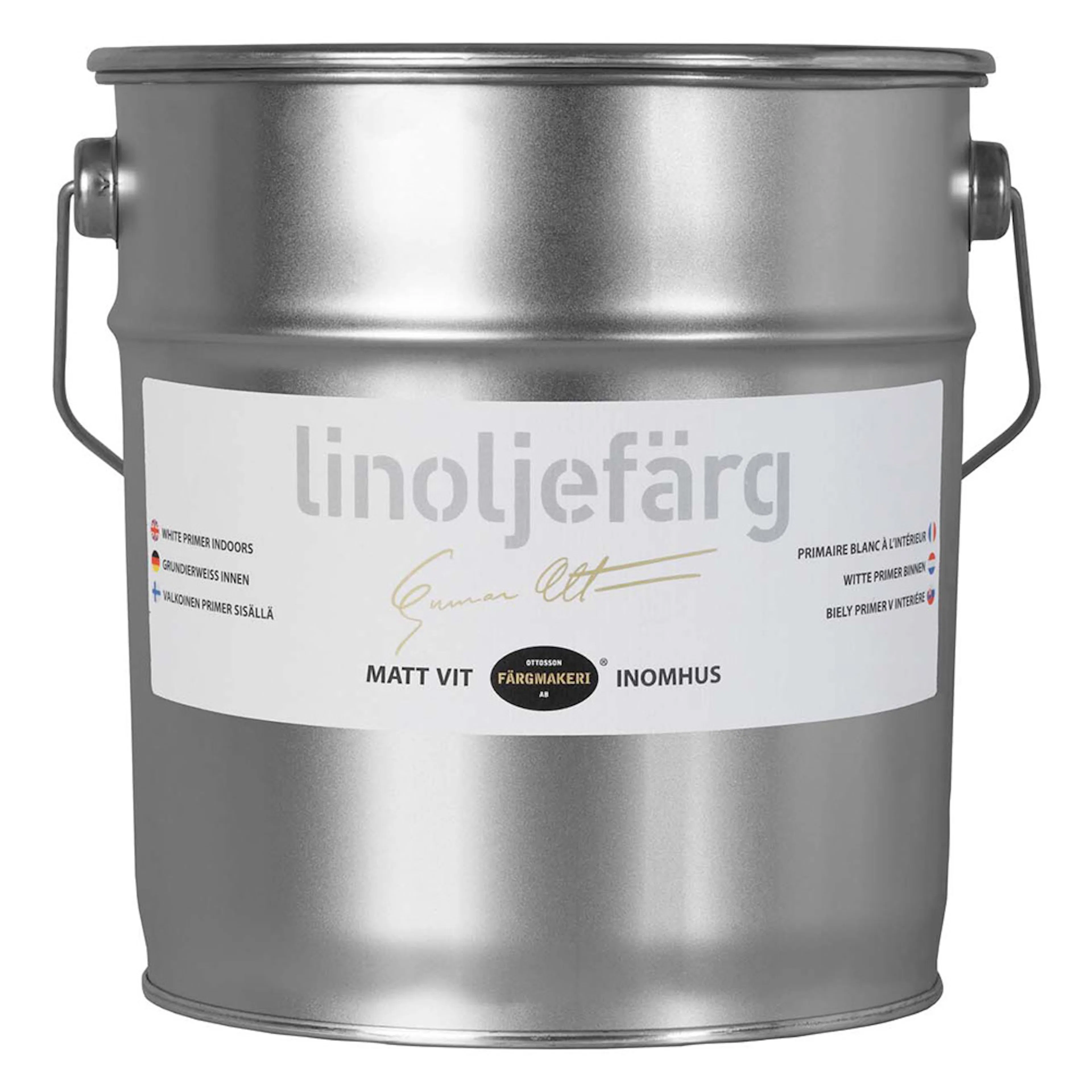 Linoljefärg Ottosson Matt Vit