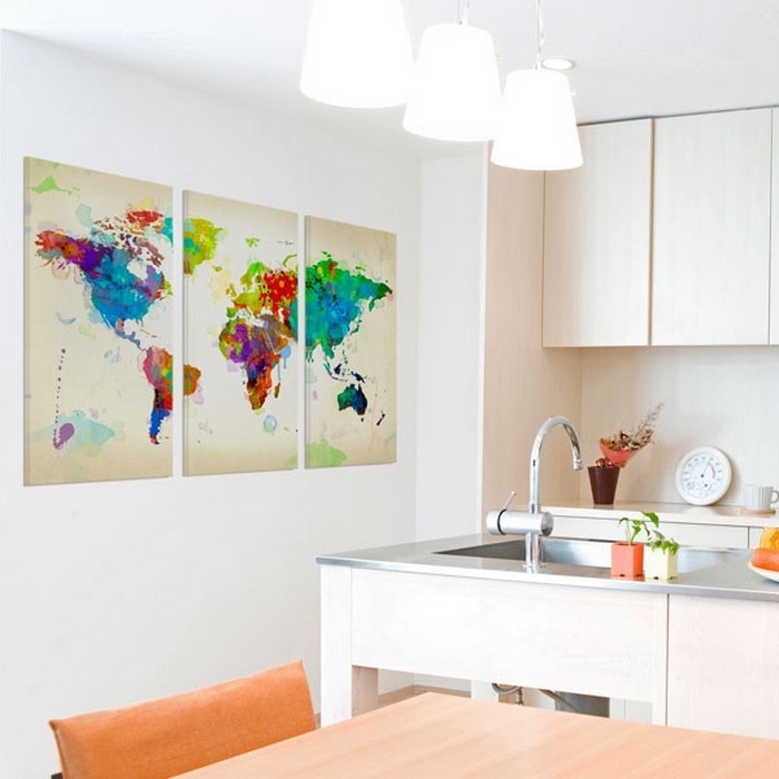 Tavla Arkiio All Colors Of The World Triptych