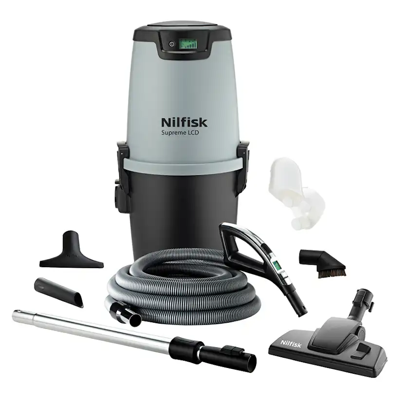 Centraldammsugare Nilfisk Supreme All-in-1 LCD Deluxe 500 m² Självrengörande Filter