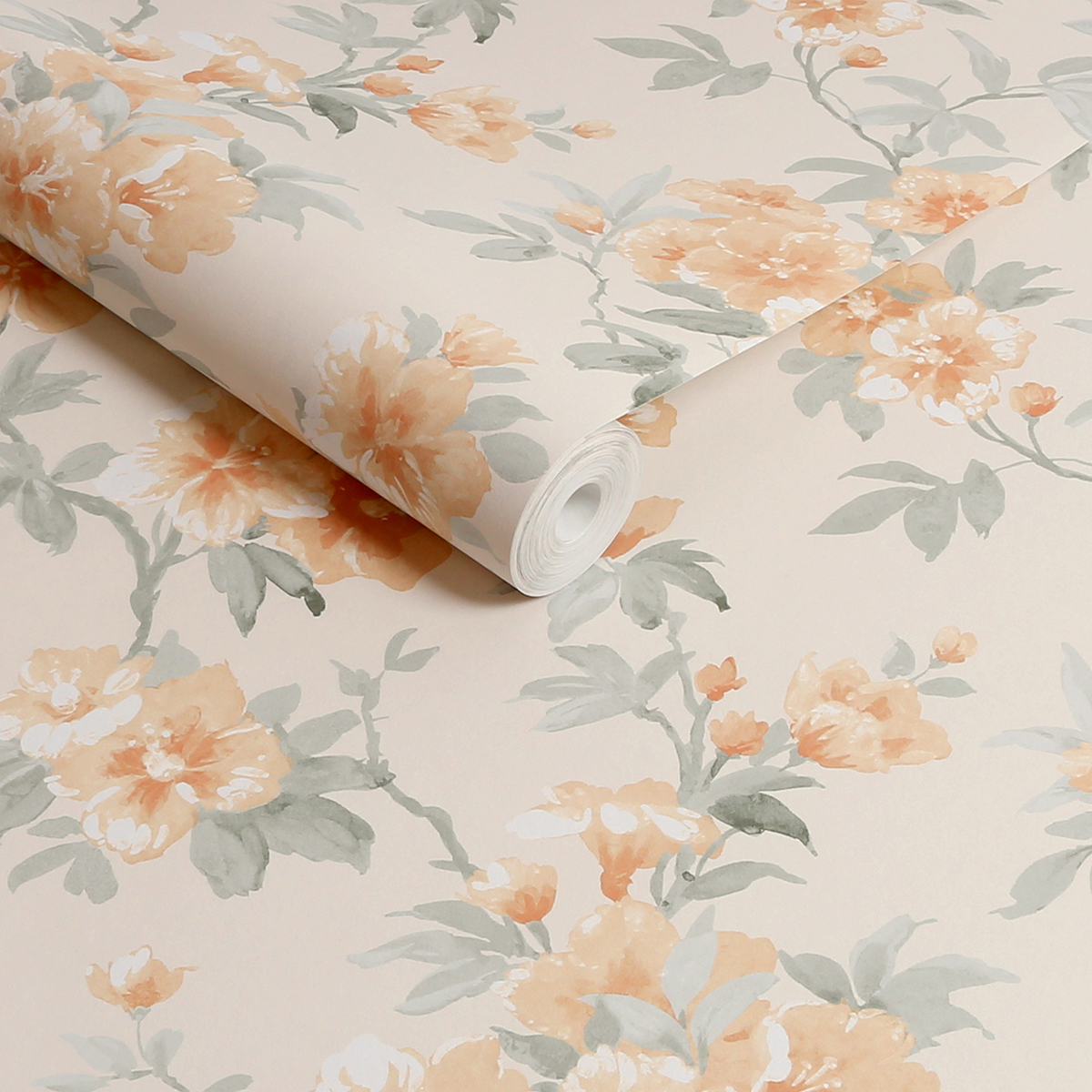 Tapet Laura Ashley Rosamund Orange