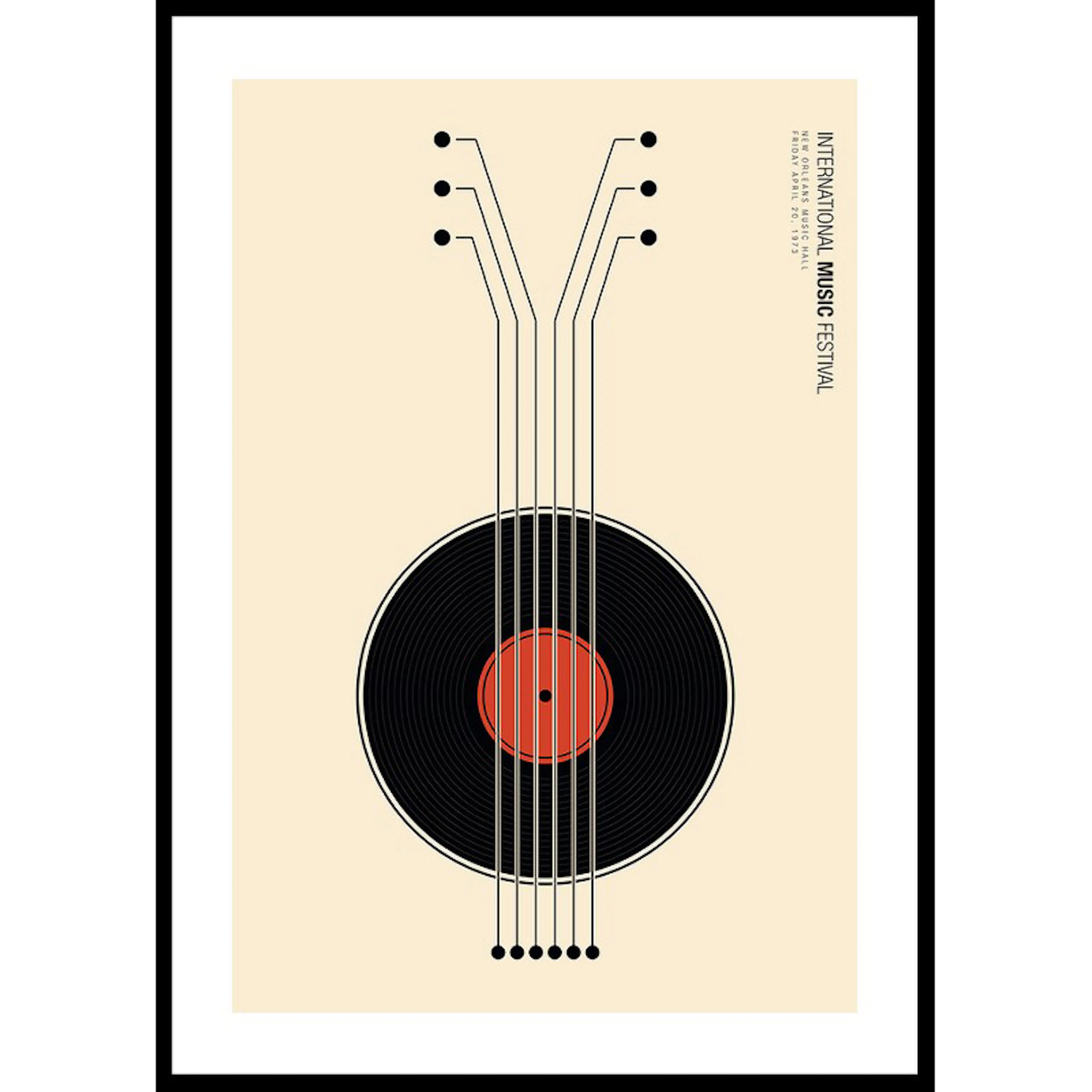 Poster Gallerix Vinyl Guitarr Music