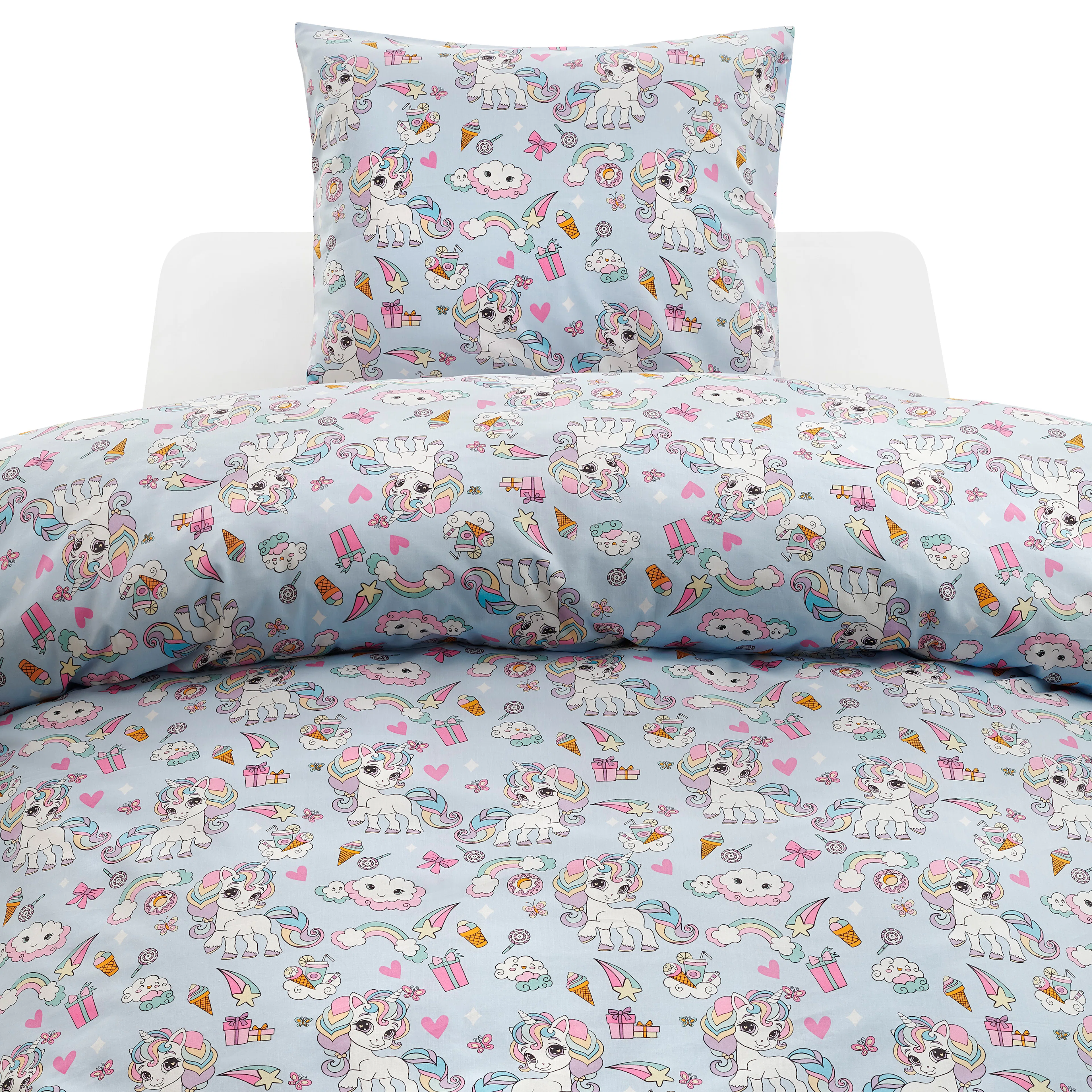 Påslakanset Borganäs of Sweden Enhörning Enkelsäng