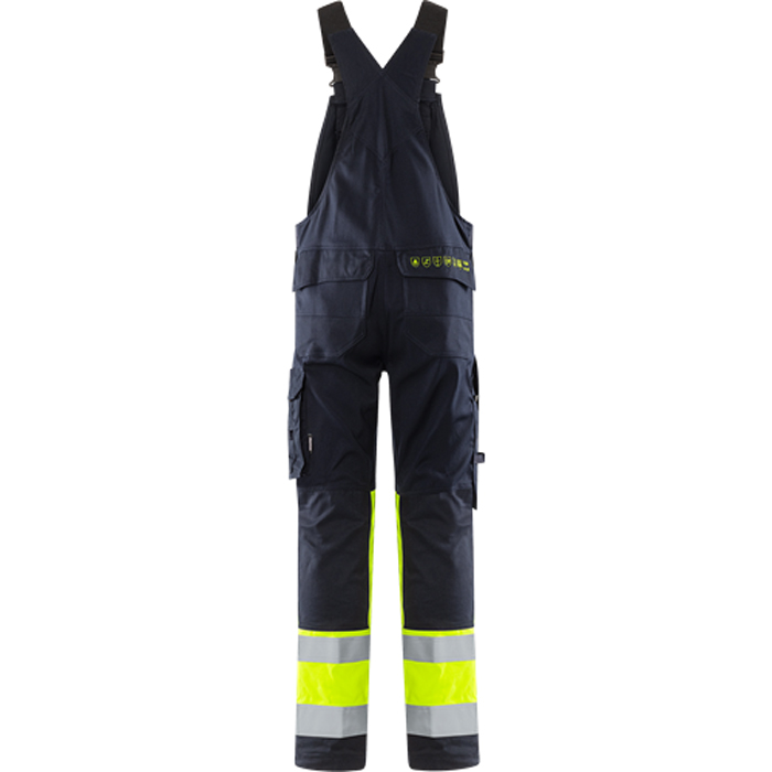 HÄNGSLEBYXA FLAM 2168 ATHF Färg: Varselgul/Marinblå, Storlek: C52