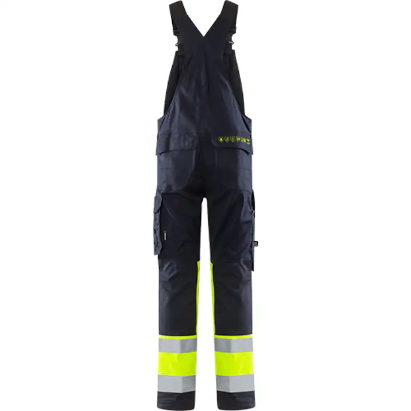 HÄNGSLEBYXA FLAM 2168 ATHF Färg: Varselgul/Marinblå, Storlek: C52