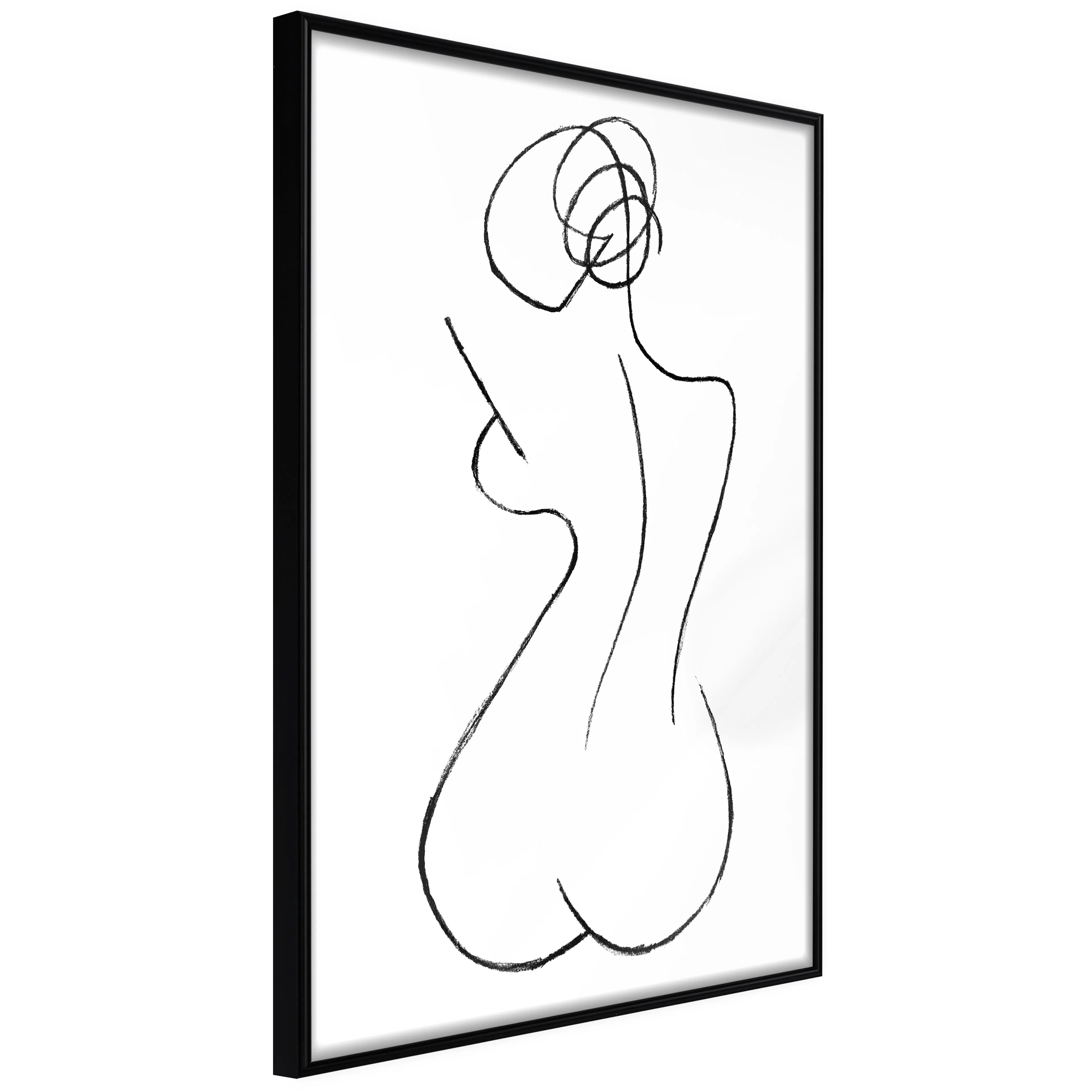 Affisch - Female Shapes [Poster] 40x60 Svart ram, 40x60 cm