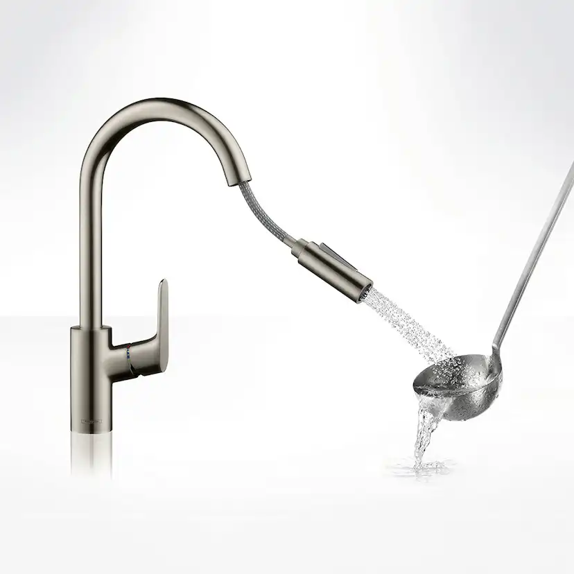 Köksblandare Hansgrohe Focus med Utdragbar Pip