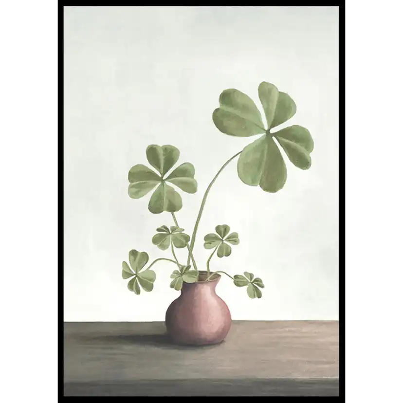 Poster Gallerix Four Leaf Clovers Luck