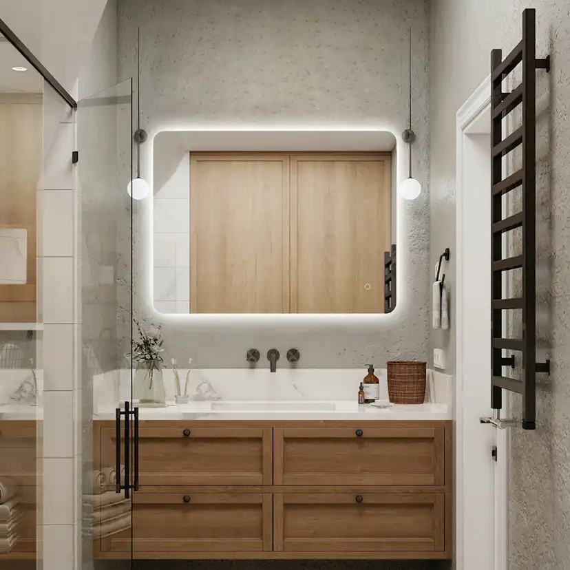 Spegel Lavabo Studio LED