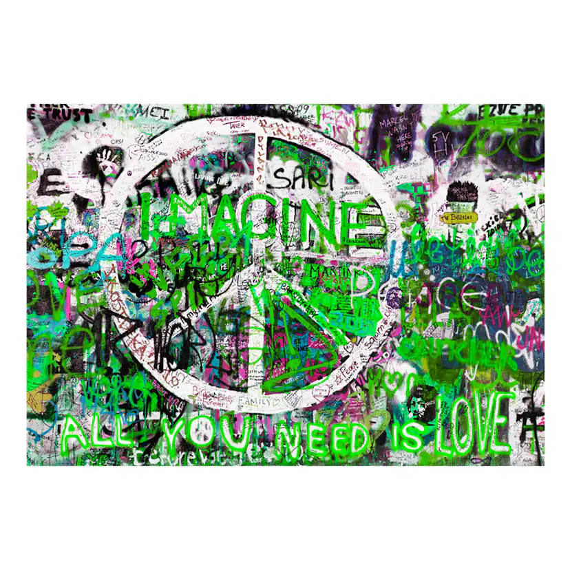 Fototapet Arkiio Green Graffiti