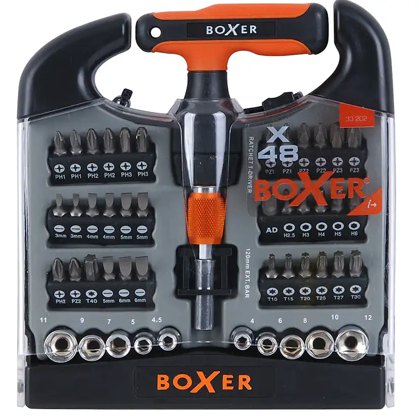 Hyls-/Bitsset Boxer 48-delar