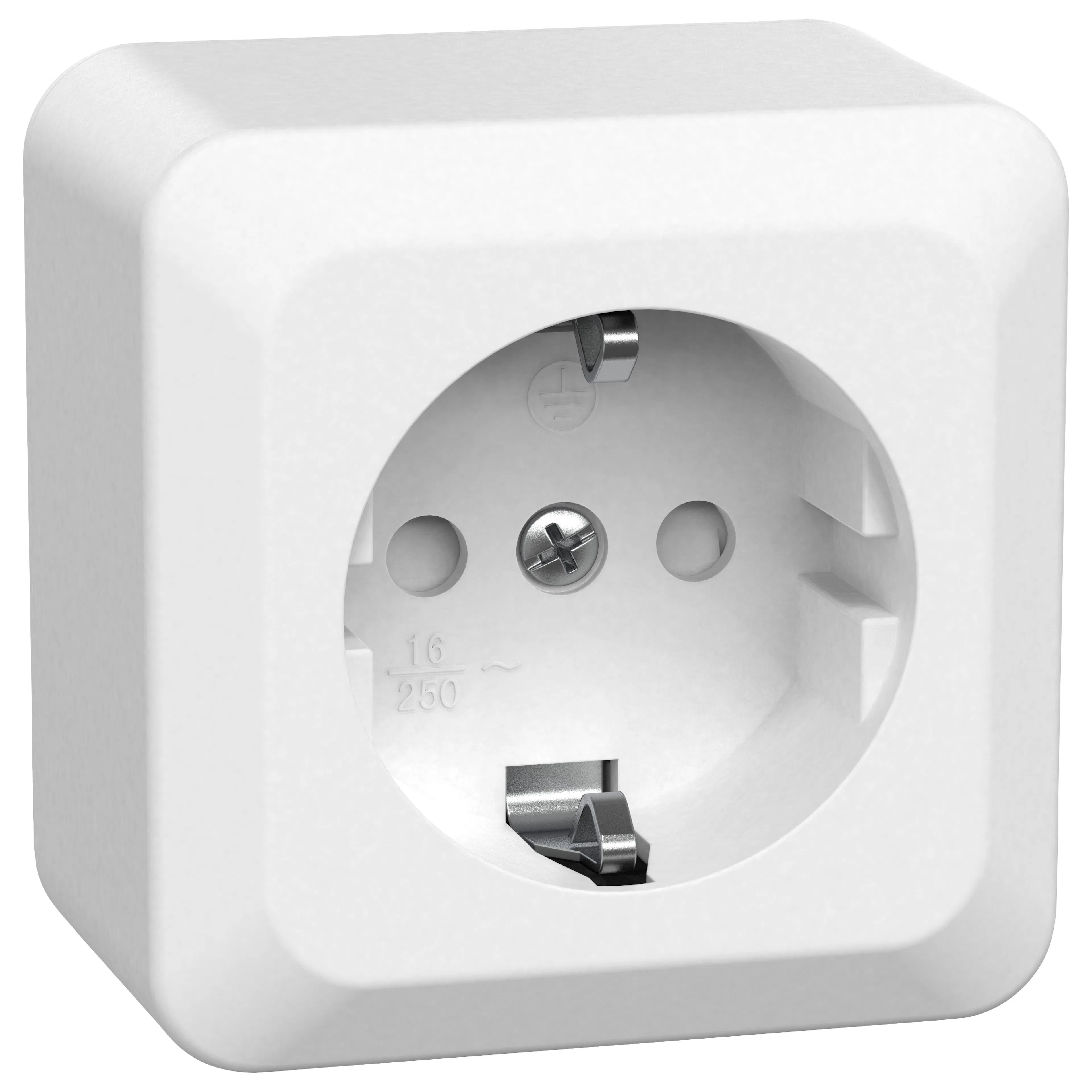 Vägguttag Gelia 1-vägs Jordat