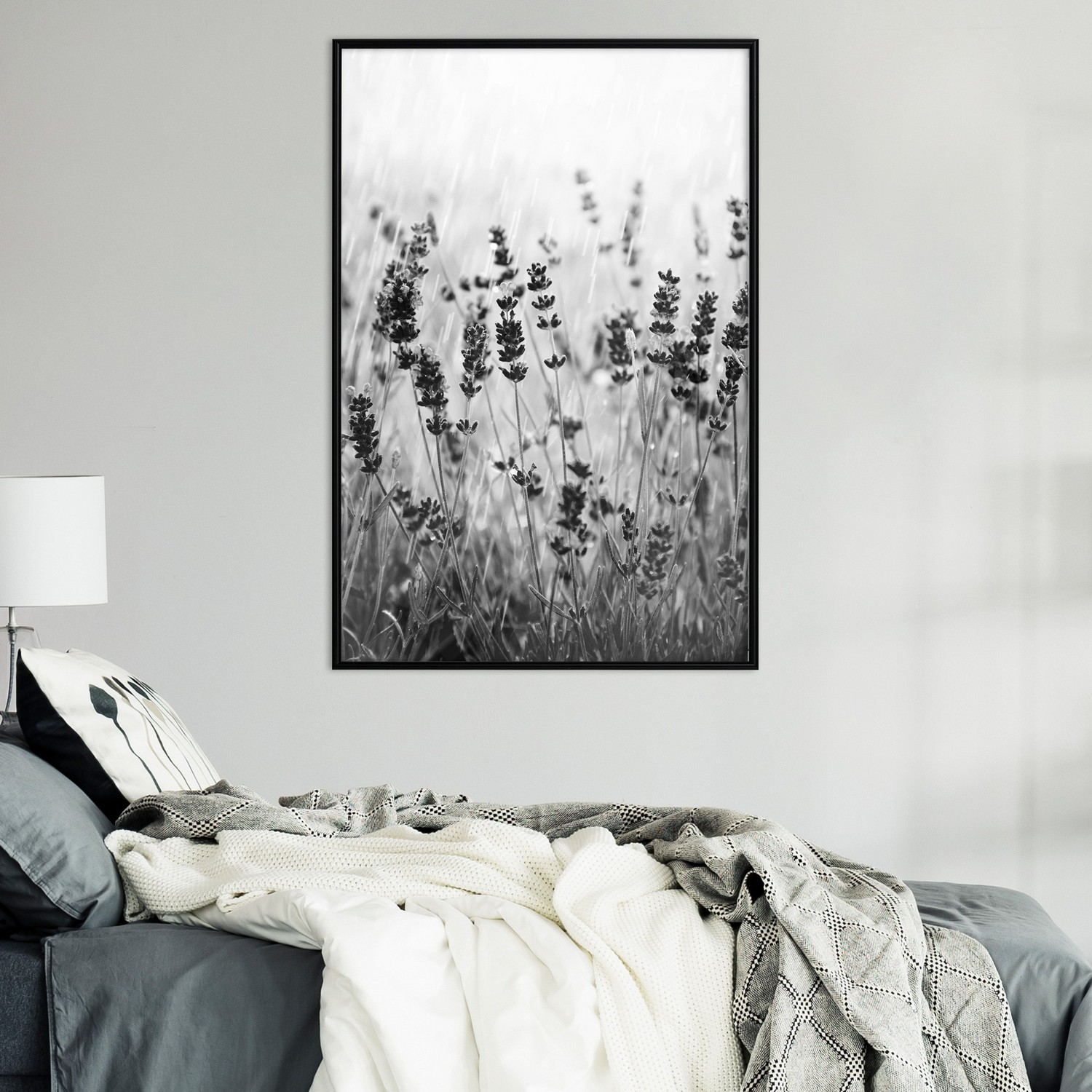 Poster Artgeist Affisch Lavender in the Rain