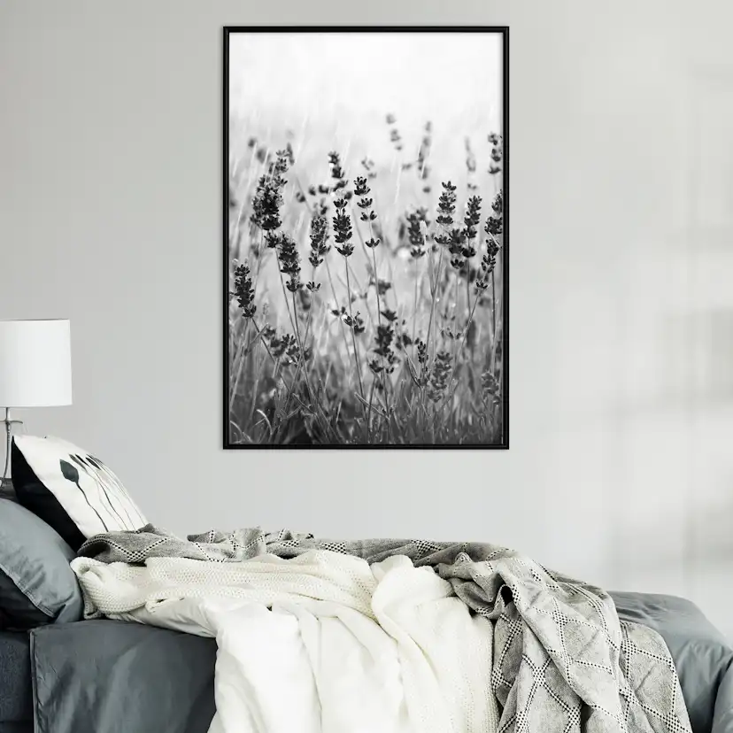 Poster Artgeist Affisch Lavender in the Rain