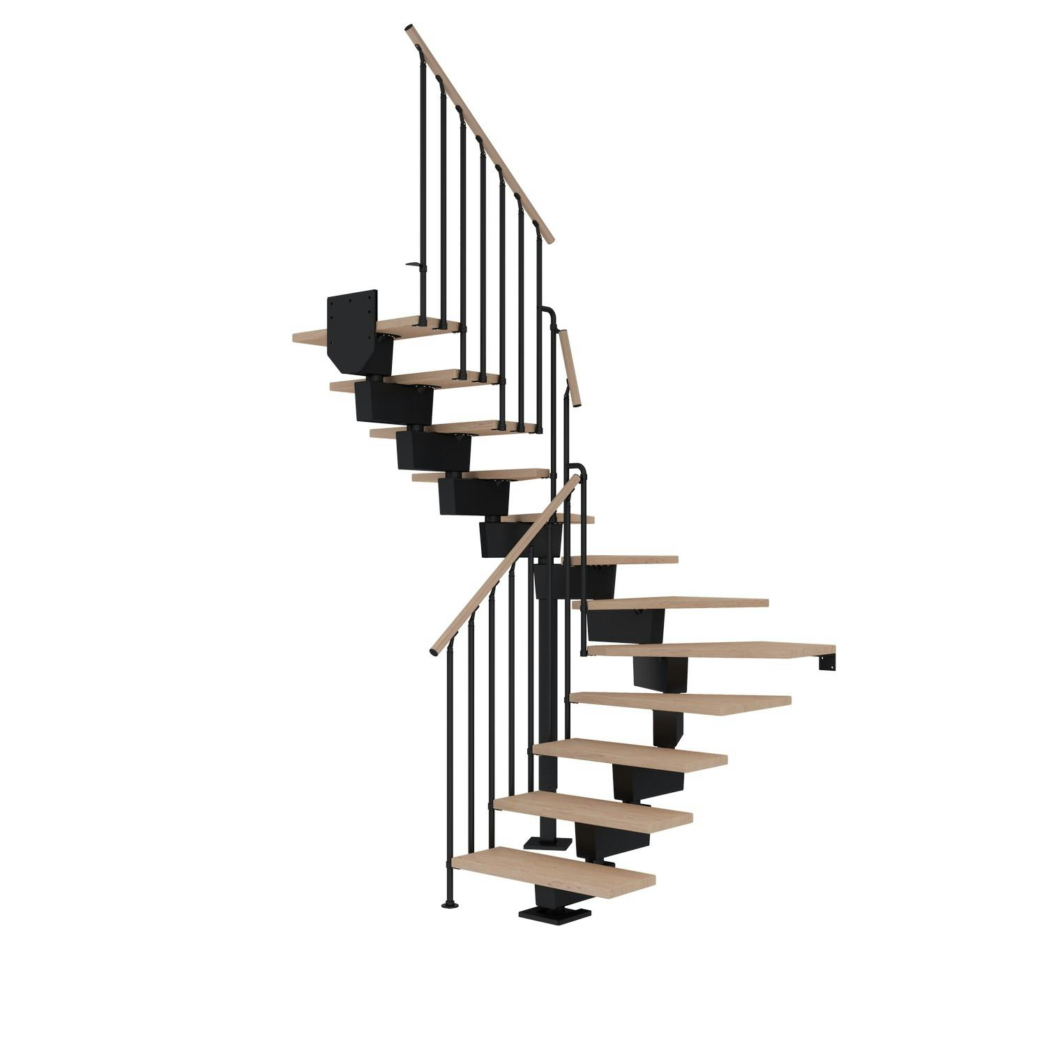 Vinkeltrappa Dolle Dubai Ek Vit Oljad 1/2 Classic III