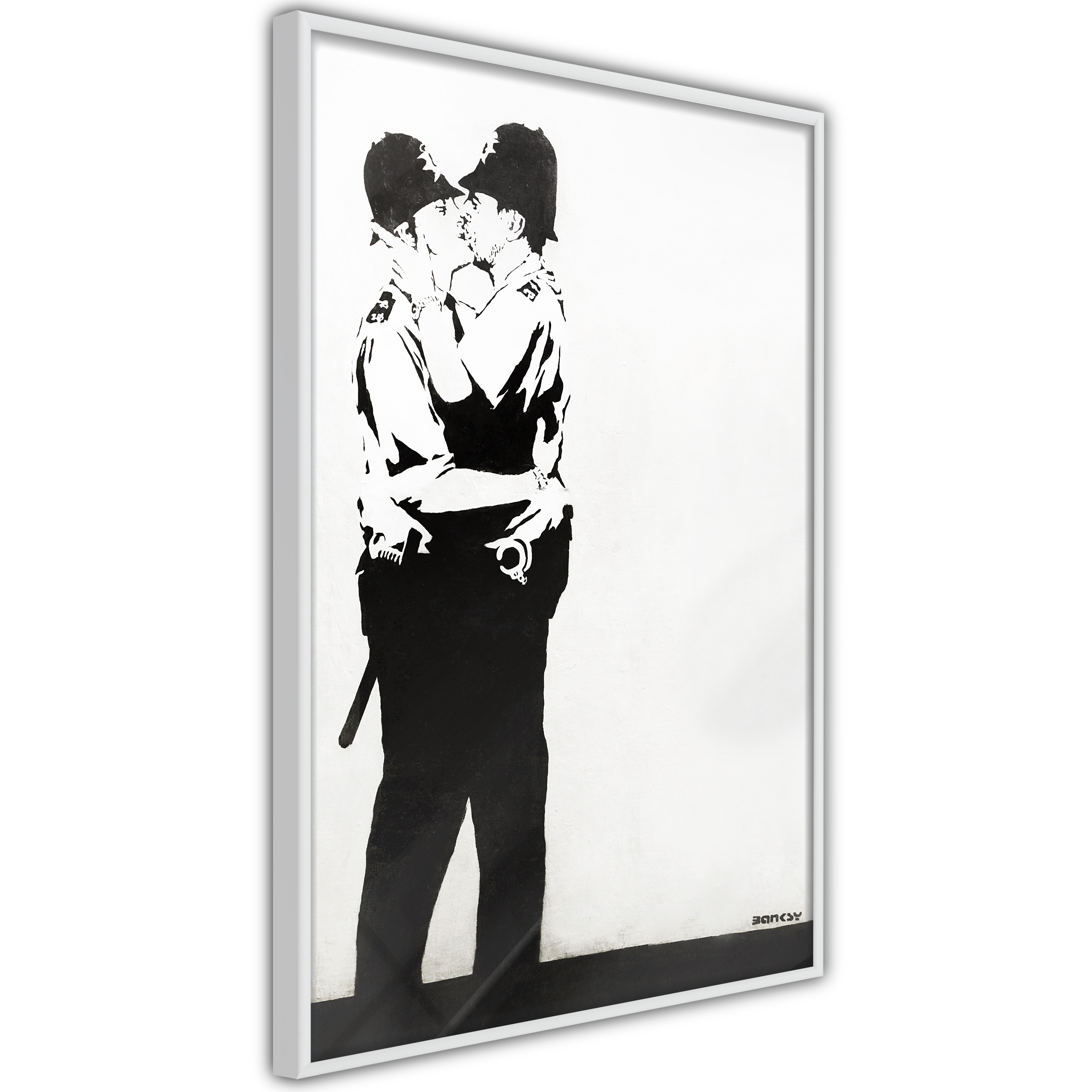 Poster Artgeist Affisch Policemen Kissing