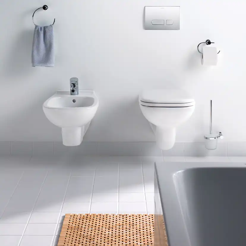 Vägghängd Toalettstol Duravit D-Code Rimless