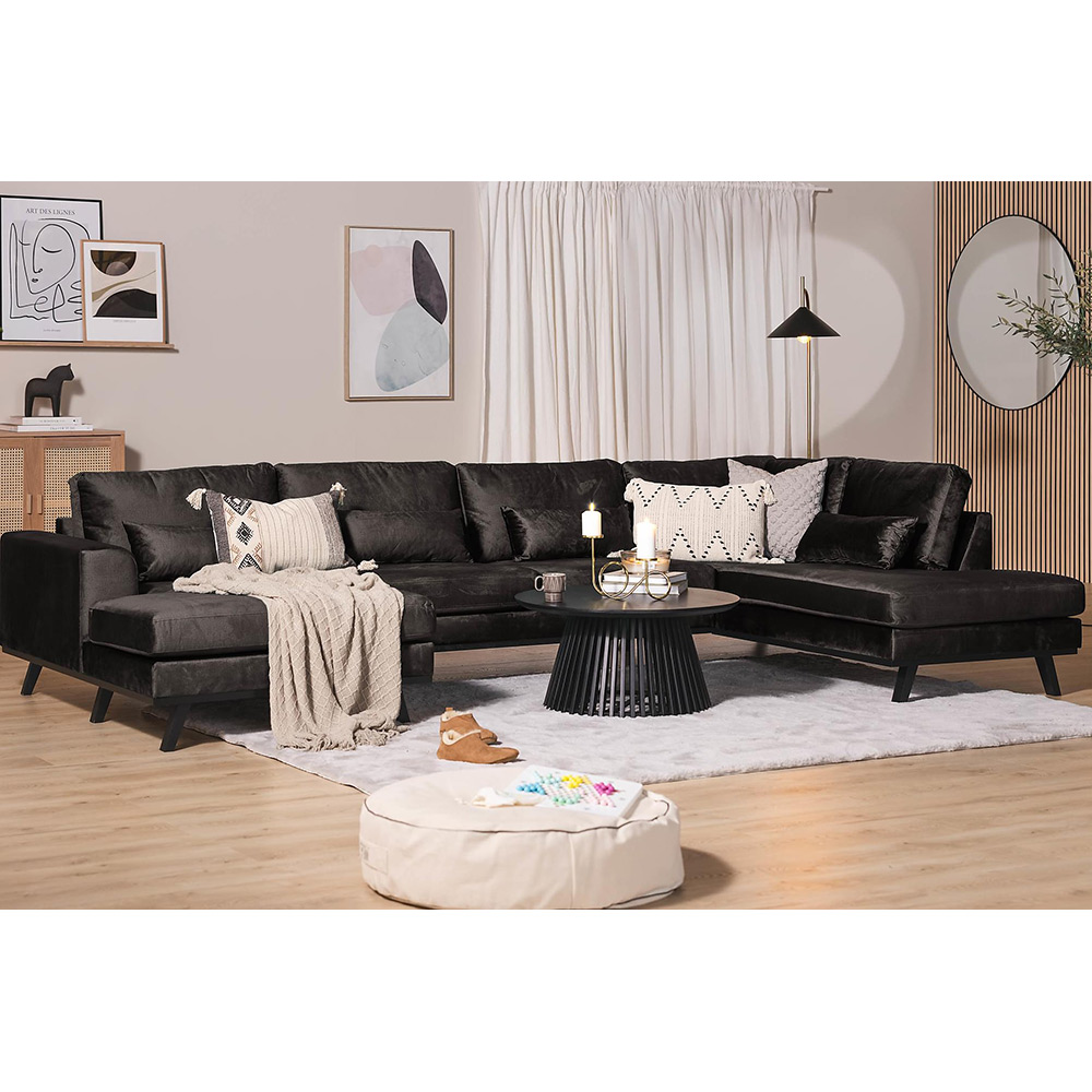 U-Soffa Scandinavian Choice Copenhagen Sammet