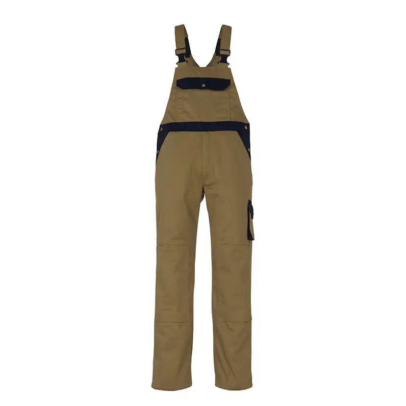 Mascot IMAGE Hängselbyxor med knäfickor 00969-430-51 Storlek: 82C52, Färg: Kaki/marin